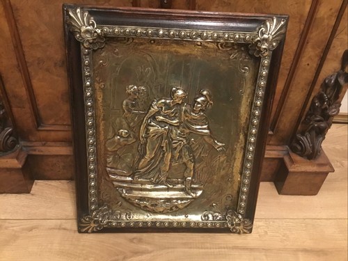 Beautiful antique brass wall - antique,