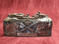 WW1 Machine Gun Corps Military Figurine Scenery/Diorama