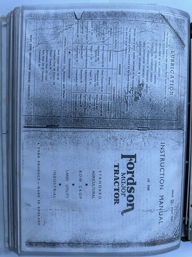 Fordson major e27n workshop - major,