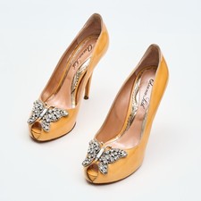 Aruna Seth size 38 Wedding Shoes, With Crystal Embellish Butterfly