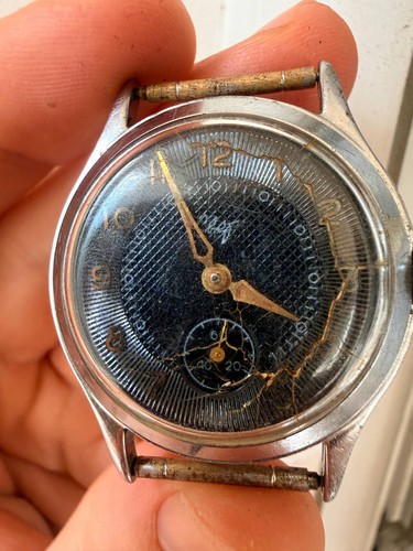 Vintage ussr luch - black, dial