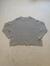 Grey Bershka Cropped Jumper