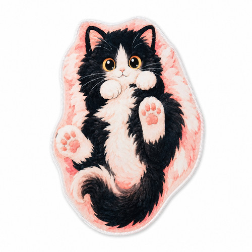 Cute black white - &, kitten