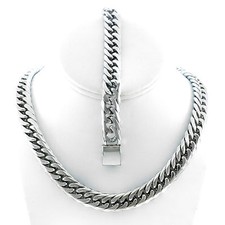 SOLID SILVER FINISH THICK