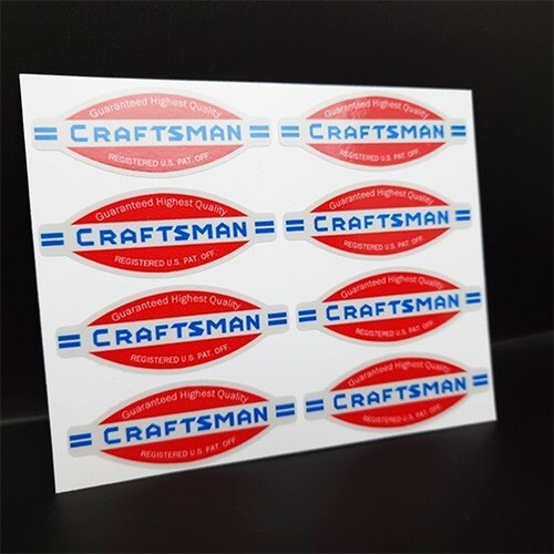 Inch craftsman tools - inch, x