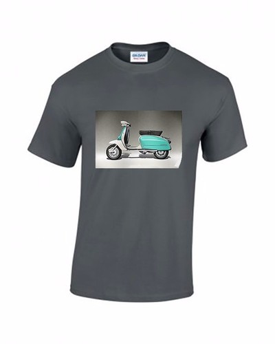 Classic vintage scooter print - vintage,