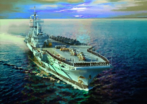 Hms hermes hand finished - hms,