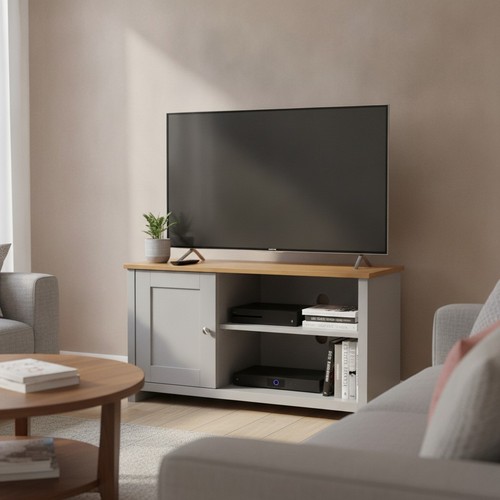 Modern stand 85cm grey oak - stand,