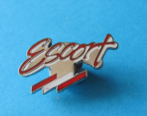 Vintage ford escort lapel pin - escort,