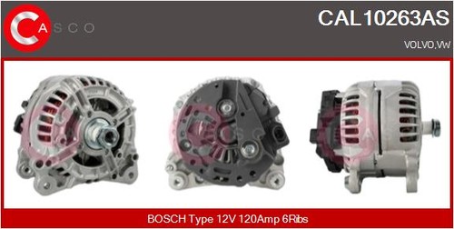 Cal10263as casco alternator - cal10263as,