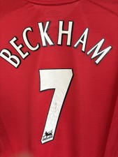 Signed David Beckham