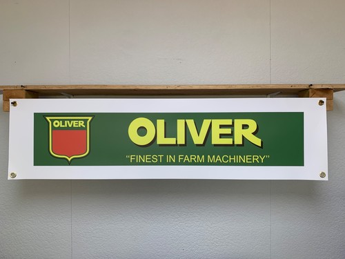 Oliver tractor banner classic - tractor,