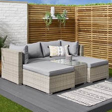 Piece rattan sofa - sofa,