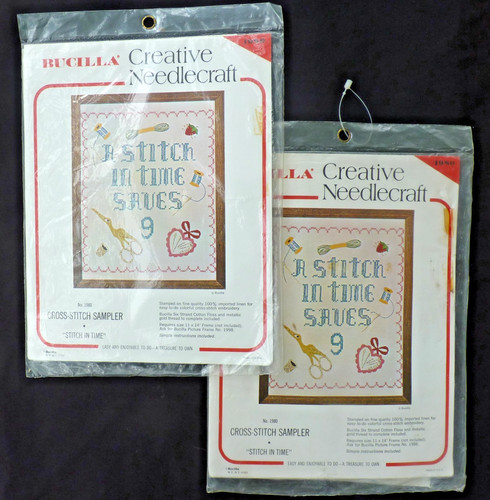Cross stitch sampler - cross, a