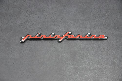 Pininifarina lettering