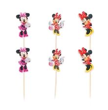 12 X Minnie Mouse Cake Picks