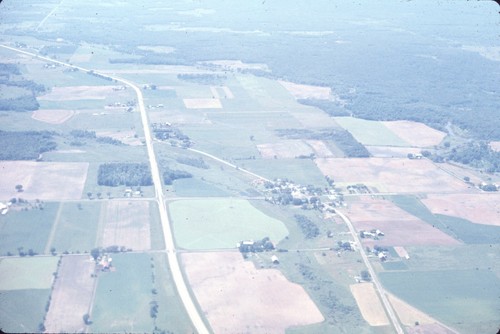 1970 aerial view plots farm - 1970,