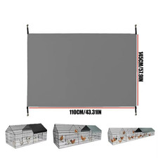 Chicken Coop Cover Waterproof Chicken Shade Waterproof Replacement Long Lasting 