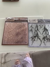 Textures Elements Embossing Folder 8x8 Inches Crafting Companion Snow