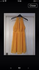Yellow Grecian Dress 8/10