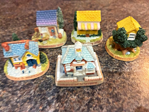 Tetley tea peoples houses - 5x,