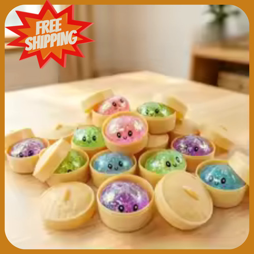 Dumpling squishy stress ball - dumpling,