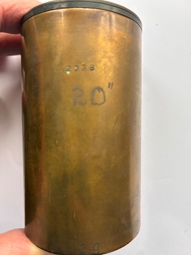 Vintage brass cased projector - brass,