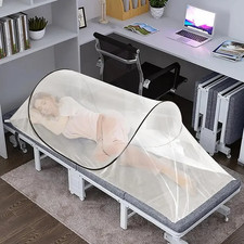 Outdoor Camping Mosquito Net   Foldable Pop-Up Tent for Bed or Travel