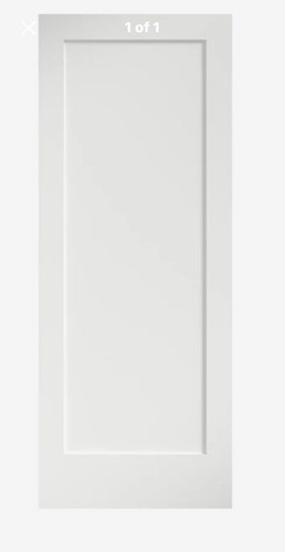 Single panel wood - panel, white