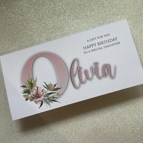 Personalised money gift card - gift,