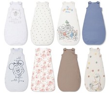 Baby Sleeping Bags 1.5 Tog Cartoon Characters 100% Cotton 0-24M Boys Girls