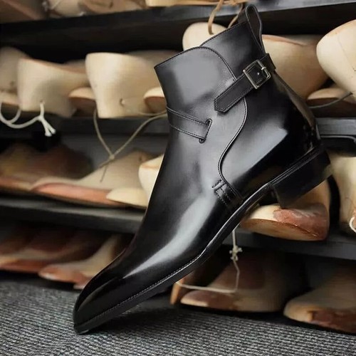 Handmade genuine leather black - genuine,