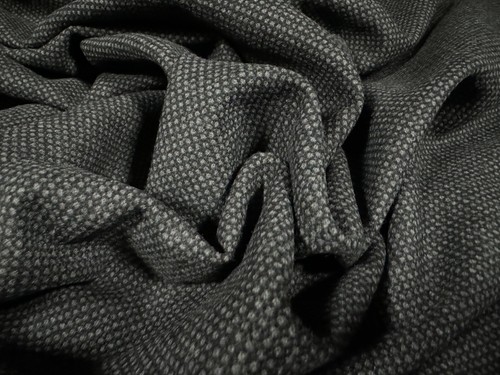 Soft wool tweed woven fabric - tweed,