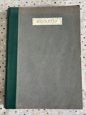 Antique Music Score Rigolleto