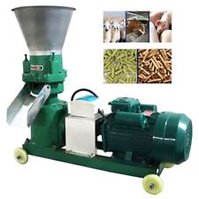 10MM Feed Pellet Mill Machine Plant Device Grain Pellet Maker 220V 239551+239618