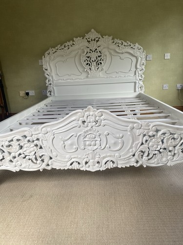 Rococo bed frame french - french,