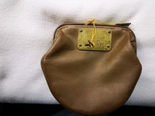 Barclays Bank Nightsafe Night Safe Cash Leather  Deposit Bag With Key Chubb Lock