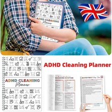 ADHD Cleaning Planner Bundle Household Cleaning Schedule & Checklist Management