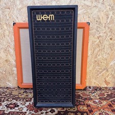 Vintage 1973 WEM 2x12 Guitar Amplifier Speaker Column w/ Celestion G12S *1970s*