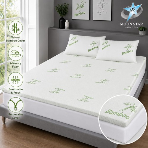 5cm premium bamboo memory foam - bamboo,
