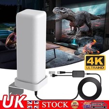 NEW 6000 Miles HDTV 1080P Outdoor HD 4K Digital TV Antenna 360° Signal Amplified