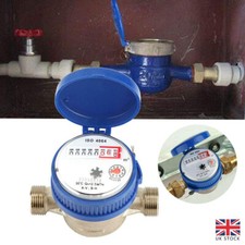 Meter Cold Water Meter for Garden & Home Water Flow Measuring with Accessories