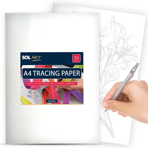 100 tracing paper sheets - 50-100, a4