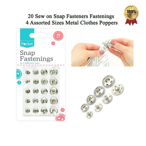 Snap fasteners fastenings - 20,