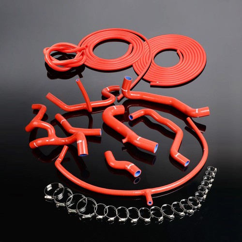 Red silicone radiator - red,