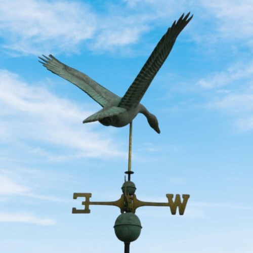 Large copper flying - large, goose