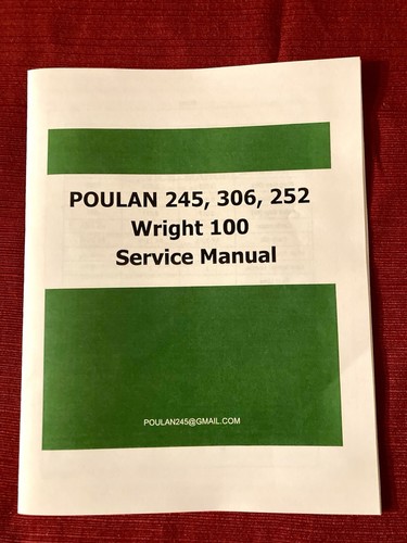 Poulan service shop manual - service,