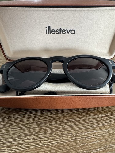 Illesteva matte black leonard - black,