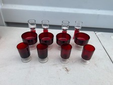 French Luminarc Ruby Red Set