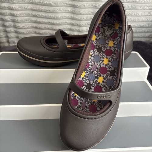 Crocs mary jane brown crocband - crocs,